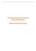 Test Bank Ignatavicius Medical Surgical 9th Edition 