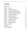Applied Calculus, Berresford - Solutions, summaries, and outlines.  2022 updated