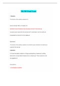 NR 509 Final Exam  / NR509 Final Exam (NEW-2022):Chamberlain college of Nursing(Download to score A)