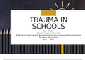 ELM 510 Week 3 Assignment Trauma In Schools, A Graded Assignment
