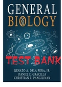Exam (elaborations) TEST BANK FOR General Biology By Dela Pena 