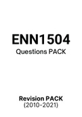 ENN1504 - EXAM Questions PACK (2010-2021)