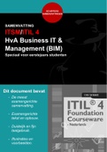Samenvatting ITSM, HvA Business IT & Management