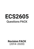 ECS2605 - Exam Questions Papers (2014-2020)