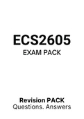 ECS2605 (ExamPapers Questions and ExamPACK Answers)