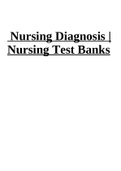 Nursing Diagnosis | Nursing Test Banks