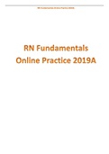 RN Fundamentals Online Practice 2019 A