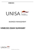 MNB1501 Exam Summary2022