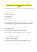 Impetigo Questions And Answers NCLEX Exam 2022