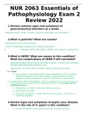 NUR 2063 Essentials of Pathophysiology Exam 2 Review 2022