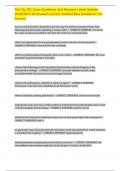 Peri Op 101 Exam Questions And Answers Latest Update 2024&sol;2025 All Answers Correct Verified Best Graded A&plus; For Success