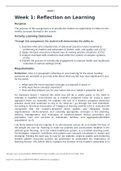 NR-500 Week 1 Reflection On learning&sol; 100&percnt; Guaranteed NR-500 Week 1 Reflection On learning Reflection&colon; Write 1-2 paragraphs reflecting on your experience of beginning your journey to achieve your MSN and become a nurse practitioner and post to this disc u