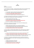  Form A ATI Leadership QUESTIONS AND ANSWERS