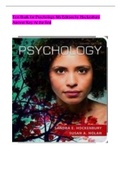 Test Bank for Psychology 8th Edition by Hockenbury Answer Key At the End