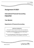 International Financial Accounting FAC3761  