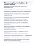 Microbiology Test Banks &lpar;Exam III&rpar;