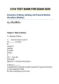 2154 Test Bank Economics of Money&comma; Banking&comma; and Financial Markets 7th edition