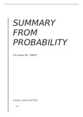 Overview of the subject Probability for MRMR1