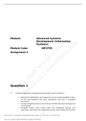 Module: Advanced Systems Development (Information Systems) Module Code: INF3705 Assignment 2