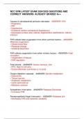 NCC ELECTRONIC FETAL MONITORING LATEST EXAM 2024&sol;2025 QUESTIONS AND CORRECT ANSWERS&sol; ALREADY GRADED A&plus;&plus;