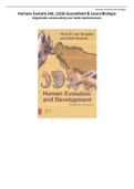 College aantekeningen Humane Evolutie (AB_1226)  Human Evolution and Development, ISBN: 9789463729208