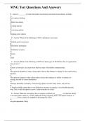 MNG Test Questions And Answers 