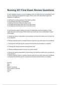 Nursing 251 Final Exam Review Questions and Answers 2024&sol;2025&lpar; A&plus; GRADED 100&percnt; VERIFIED&rpar;&period;