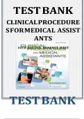  Test Bank For Clinical Procedures for Medical Assistants 10th Edition Bonewit-West Test Bank
