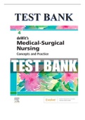 TEST BANK FOR DEWIT’S MEDICAL SURGICAL NURSING 4TH EDITION STROMBERG