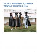 FAC1601 Assignment 2 &lpar;COMPLETE ANSWERS&rpar; Semester 2 2024 - DUE 16 September 2024