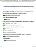 California UST Service Technician part 1 Correct  Questions And Answers