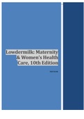{Test Bank} Lowdermilk: Maternity & Women’s Health Care, 10th Edition