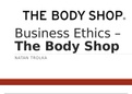 Business Ethics – The Body Shop