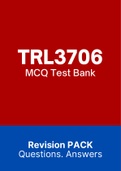 TRL3706 - EXAM PACK (2022)