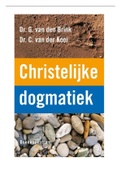 Werkboek bij Christelijke Dogmatiek op 2 hoofdstukken na volledig samengevat!
