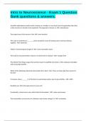 Intro to Neuroscience - Exam 1 Question Bank questions & answers&period;