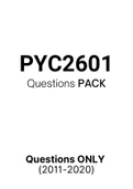 PYC2601 - Exam Questions PACK (2011-2020) 
