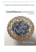 Test Bank for Core Macroeconomics 3rd Edition by Chiang