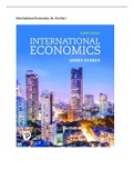 Test Bank for International Economics, 8e (Gerber)