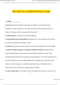 MN Dental Jurisprudence Exam New Update 2024&sol;2025 Questions and Answers Actual Test with complete solution&sol;100&percnt; Verified&period;