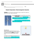 Gizmos Student Exploration: Electromagnetic Induction