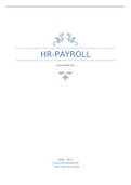 Samenvatting Werken met supply chain management, ISBN: 9789001593537  HR-Payroll