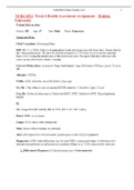 NURS 6512 Week 6 Health Assessment Assignment - Walden University&period;