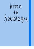 Introduction to Sociology  (SOC1001) Notes
