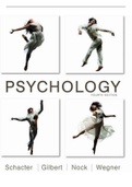 Test Bank Psychology&comma; 4th Edition&comma; Daniel L Schacter&comma;1