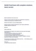 N4150 Final Exam with complete solutions latest version