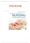  Test Bank&colon; Maternal-Newborn Nursing&colon; The Critical Components Of Nursing Care&comma; 3rd Edition&comma; Roberta Durham&comma; Linda Chapman