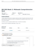 NR 509 Week 2: Midweek Comprehension Quiz