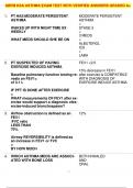 ABFM KSA ASTHMA EXAM TEST WITH VERIFIED ANSWERS GRADED A&plus;