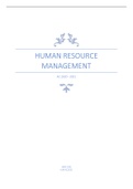 Samenvatting Human Resources Management